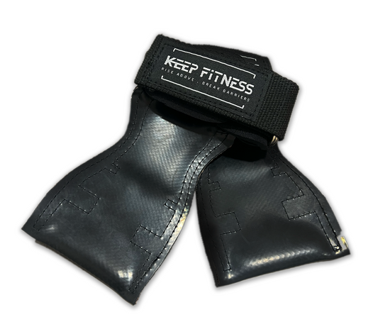 KF Lifting Straps - Black Hook Grip 15cm-19cm